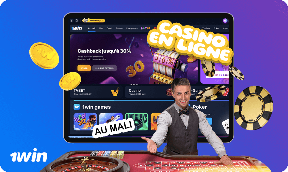 Brèves informations sur 1win Casino en ligne au Mali