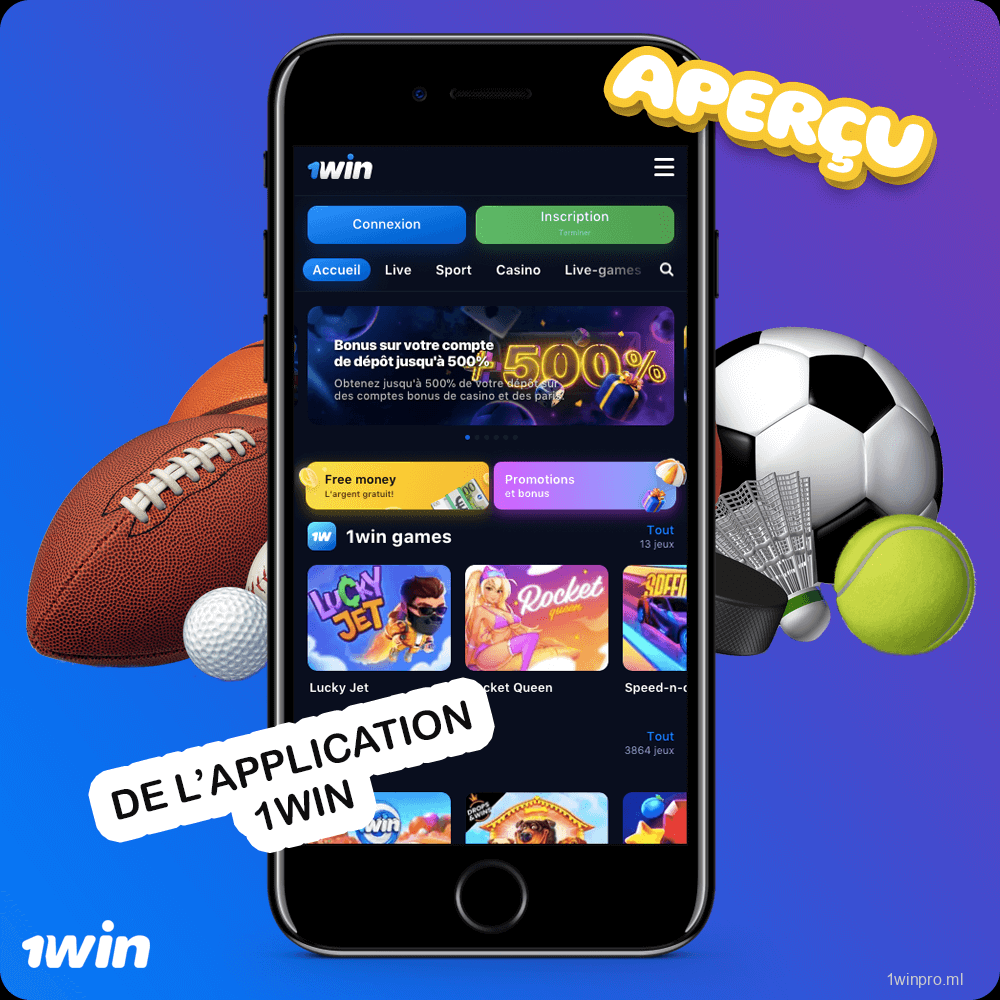 Aperçu de l’application 1win