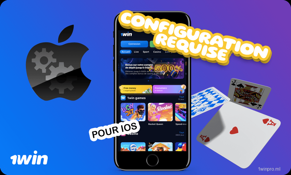 Tableau avec 1win Configuration requise pour iOS