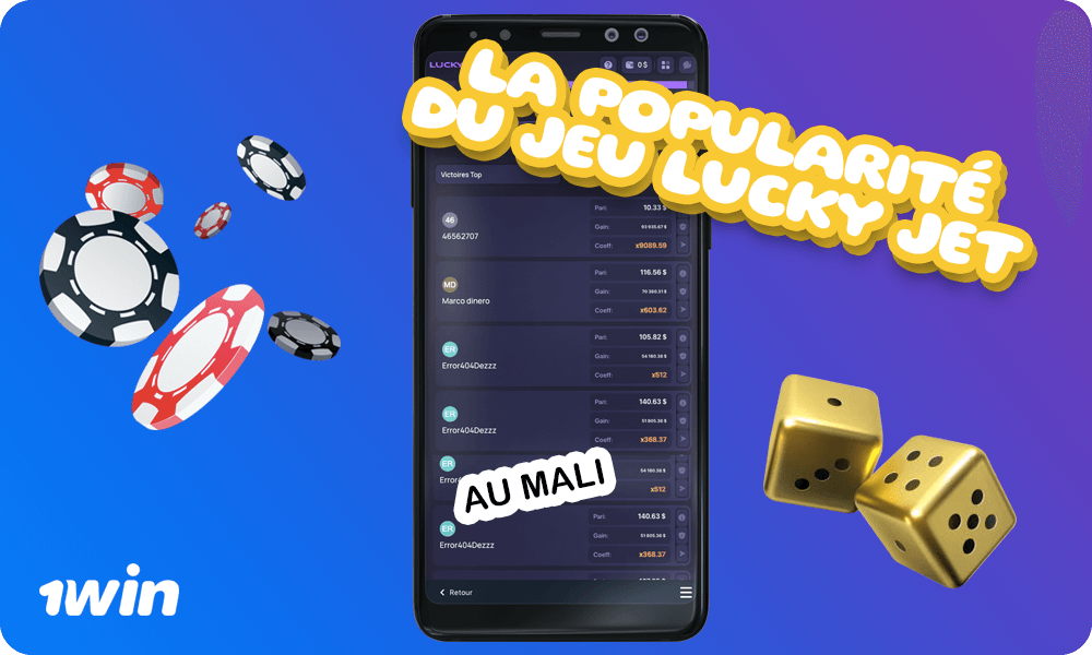 Les raisons de la popularité du jeu Lucky Jet au Mali