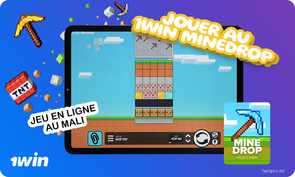 MineDrop sur 1win – un jeu innovant qui a révolutionné les machines à sous maliennes